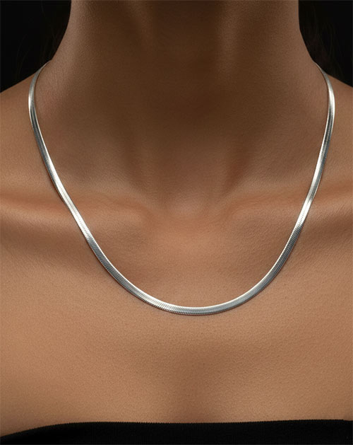 Snack Chain Anti-Tarnish Silver Plated